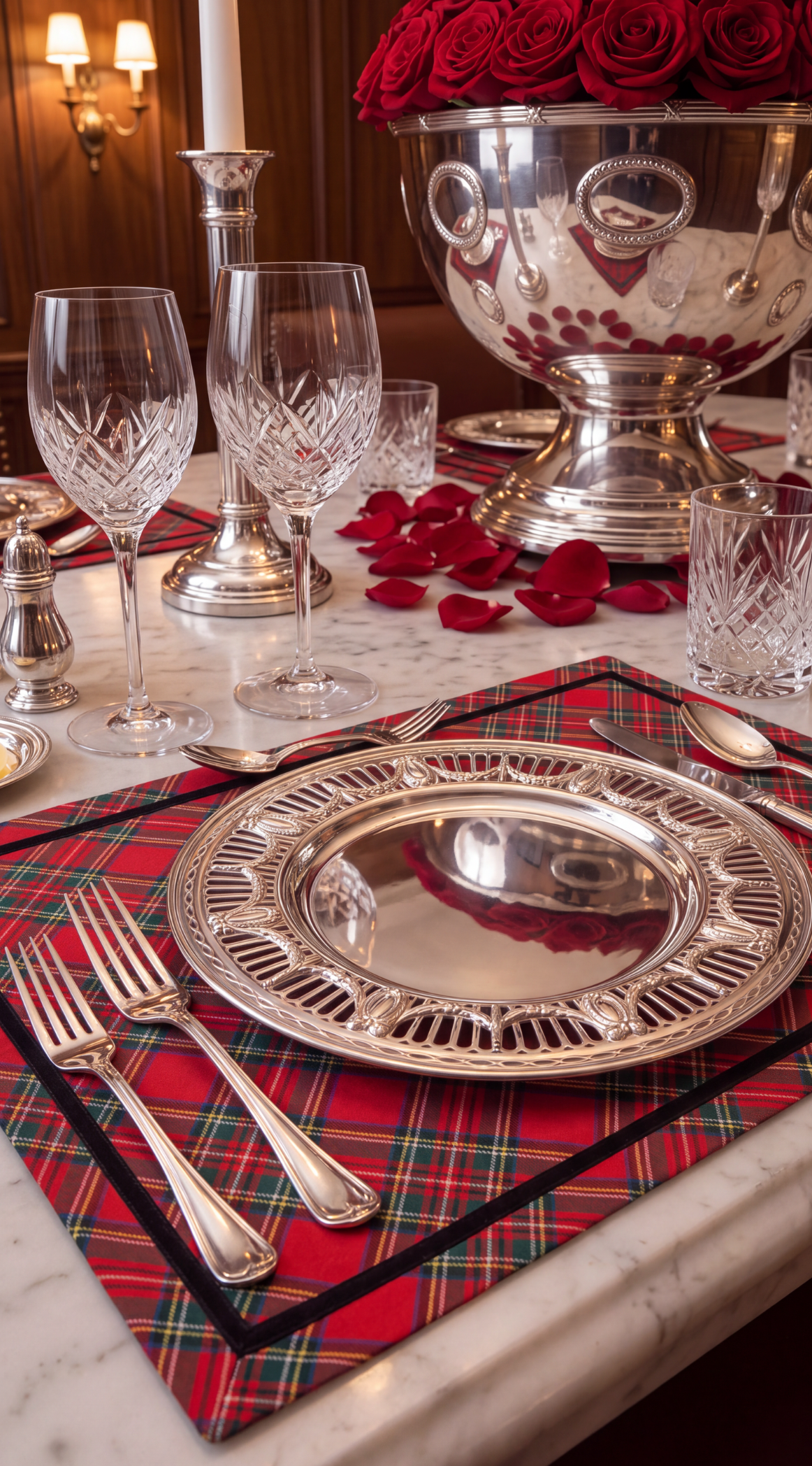 ROYAL STEWART TARTAN PLACEMAT SET OF 4