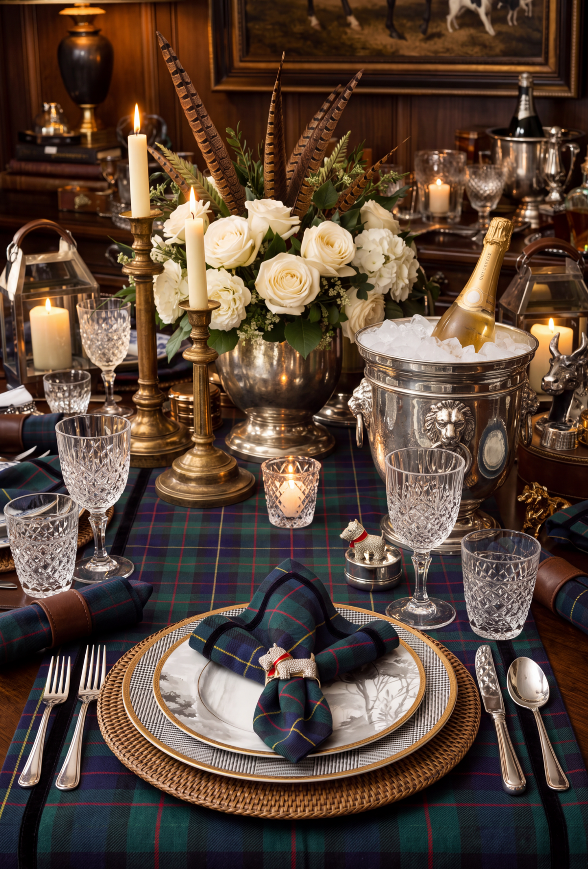 SCOTTIE DOG NAPKIN RING SET OF 2