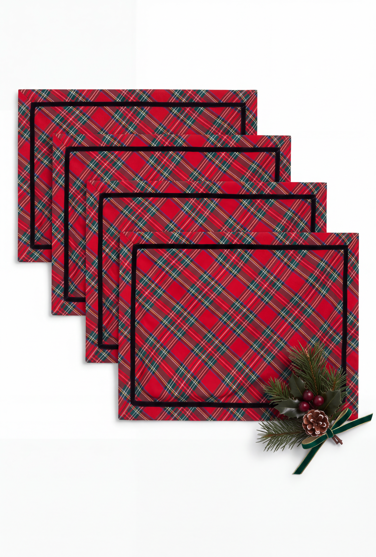 ROYAL STEWART TARTAN PLACEMAT SET OF 4