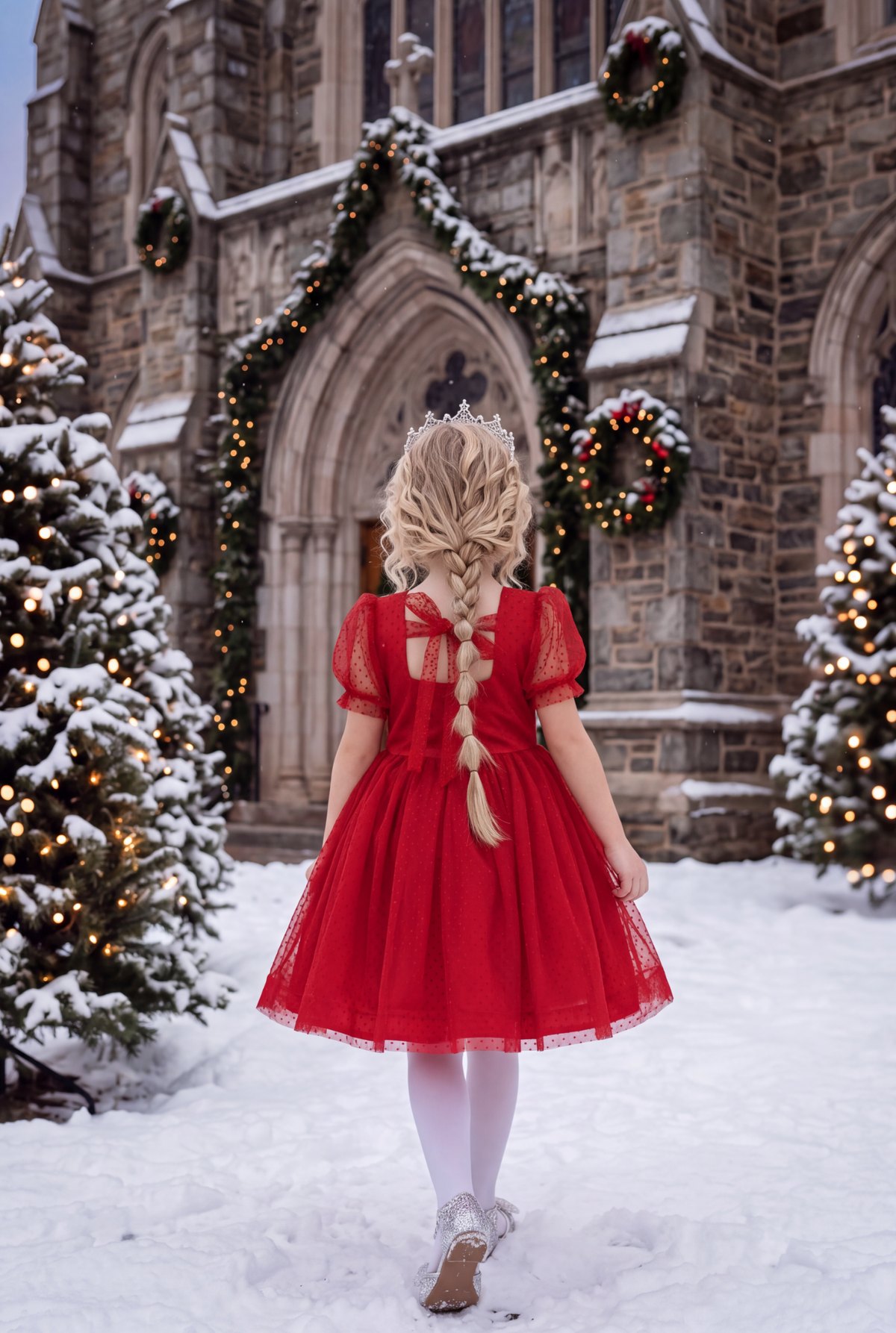 NORALEE DRESS CRIMSON