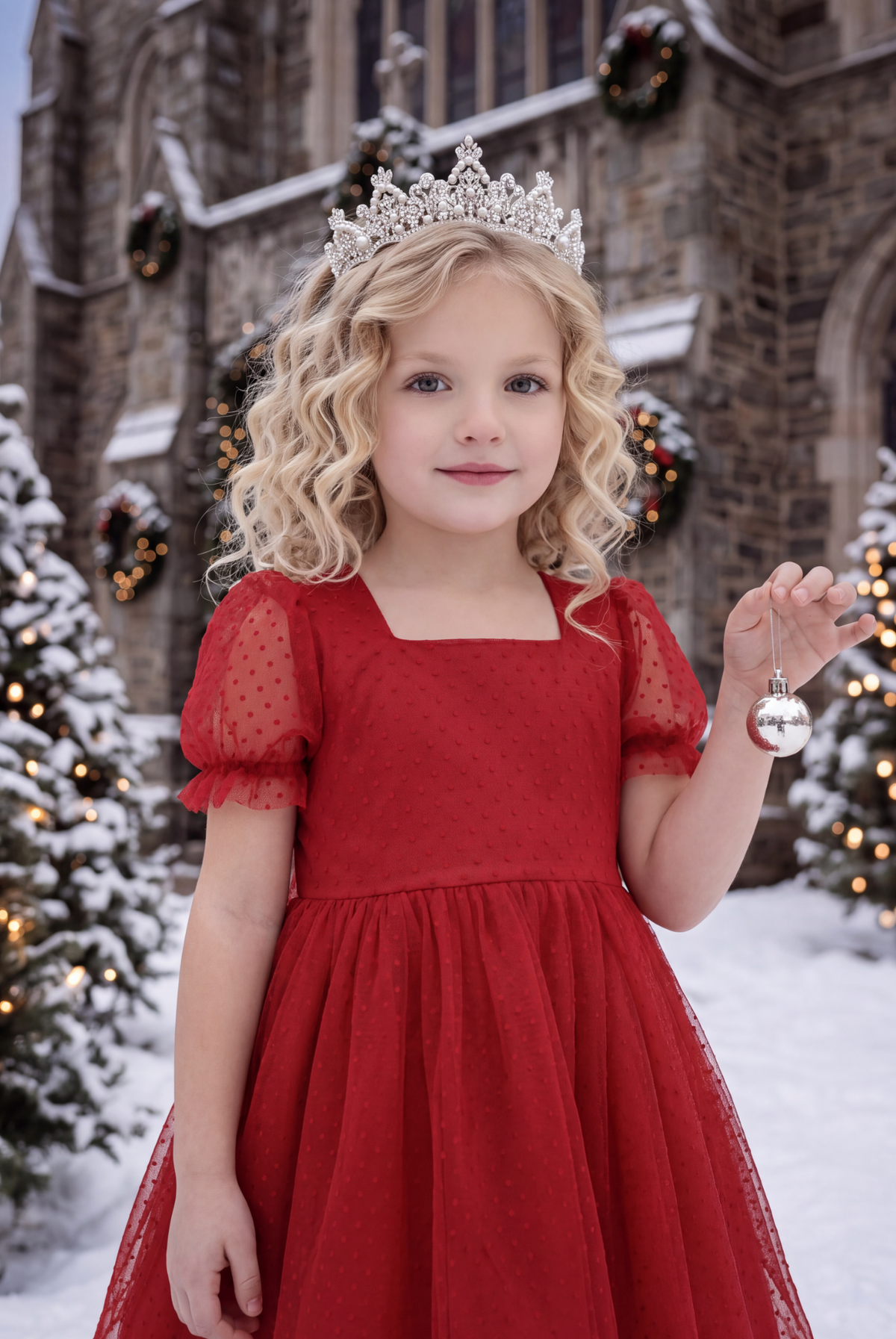 NORALEE DRESS CRIMSON