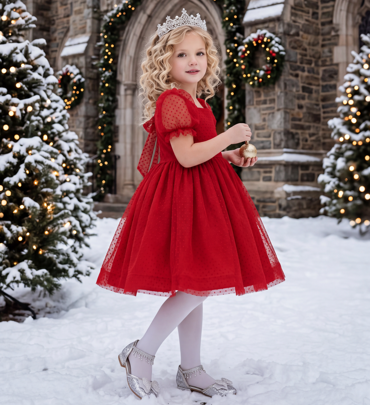 NORALEE DRESS CRIMSON