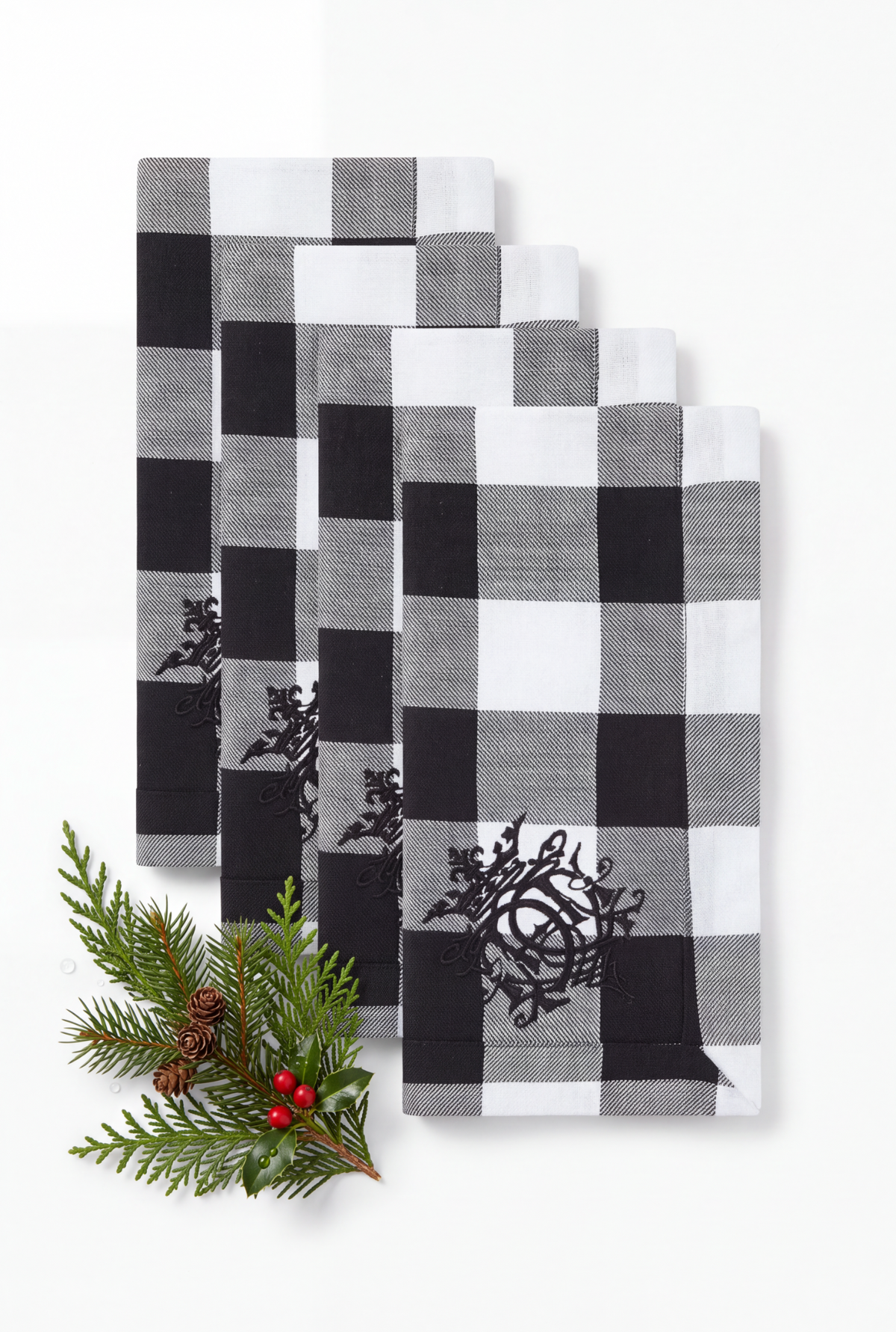 BUFFALO CHECK NAPKIN SET OF 4