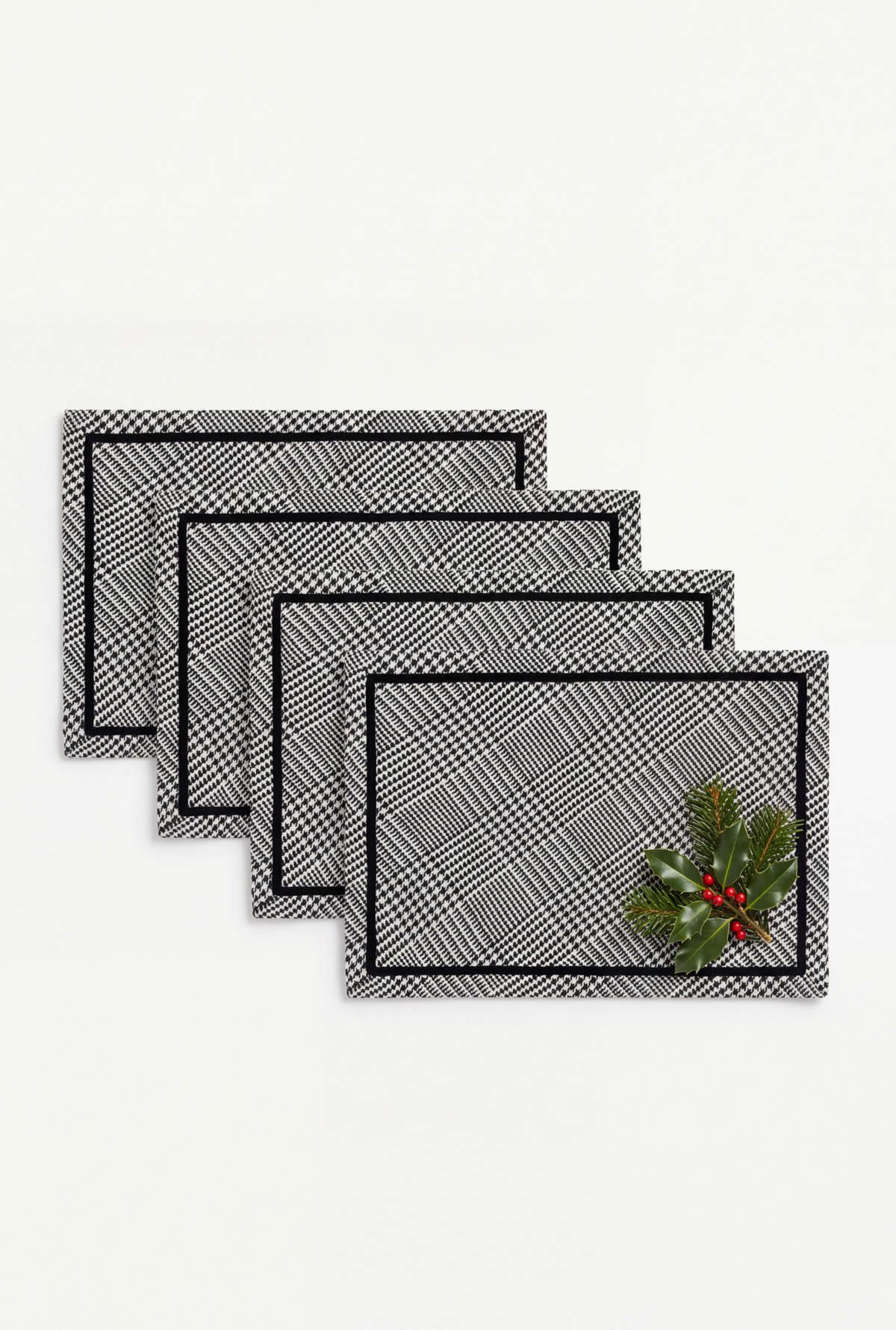 GLEN PLAID PLACEMAT SET OF 4