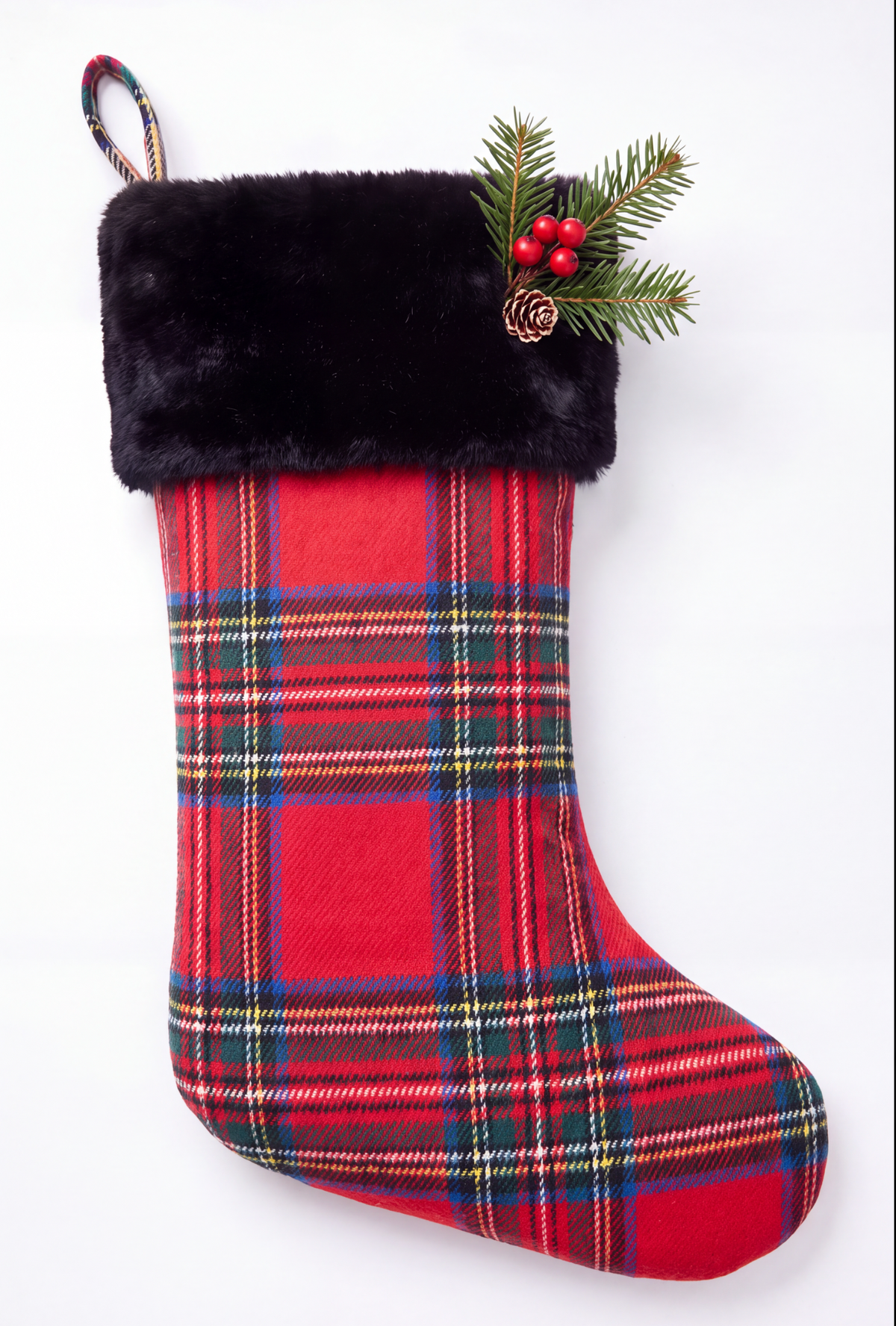 ST. ANDREWS TARTAN STOCKING CRIMSON