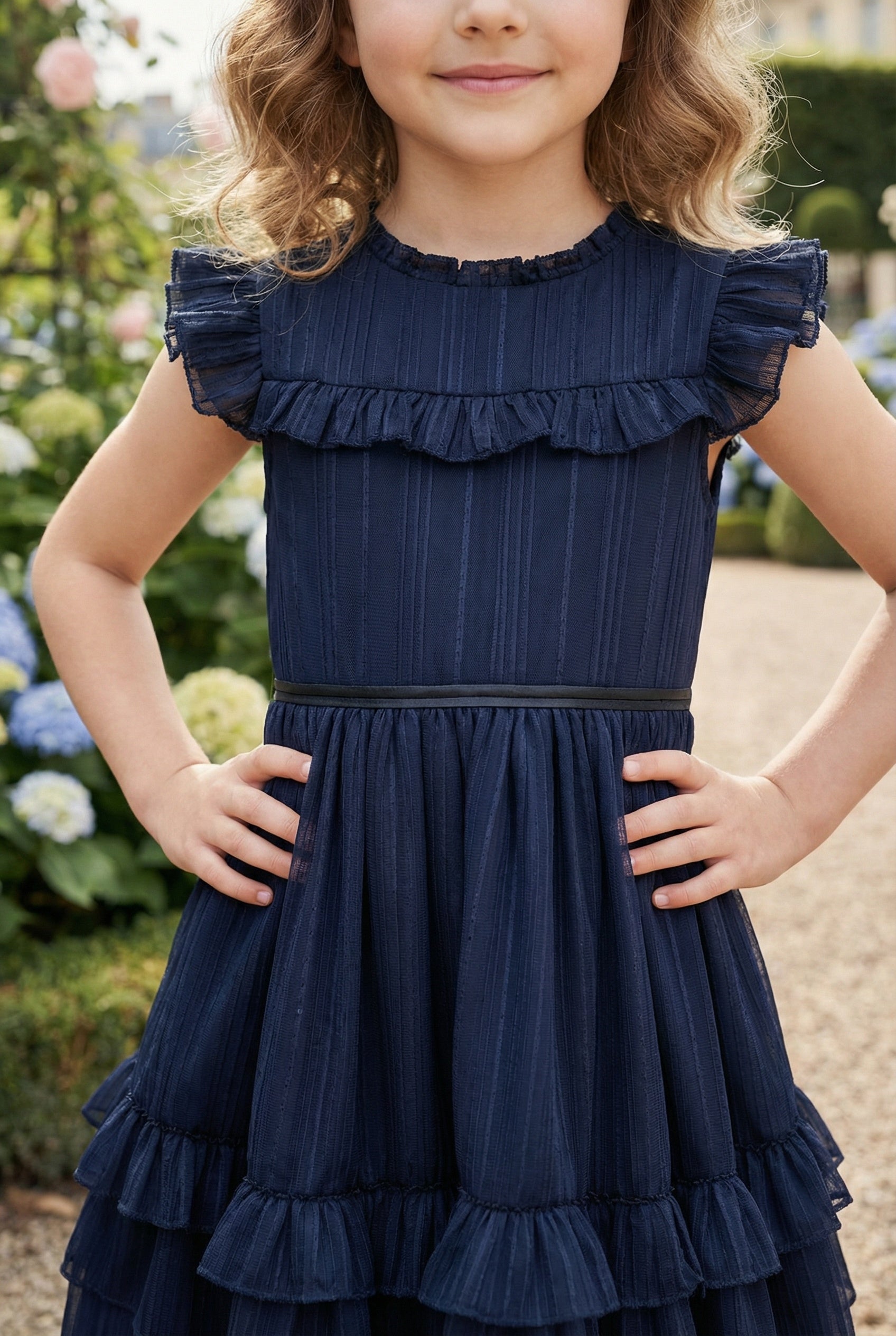 ELODIE DRESS NAVY
