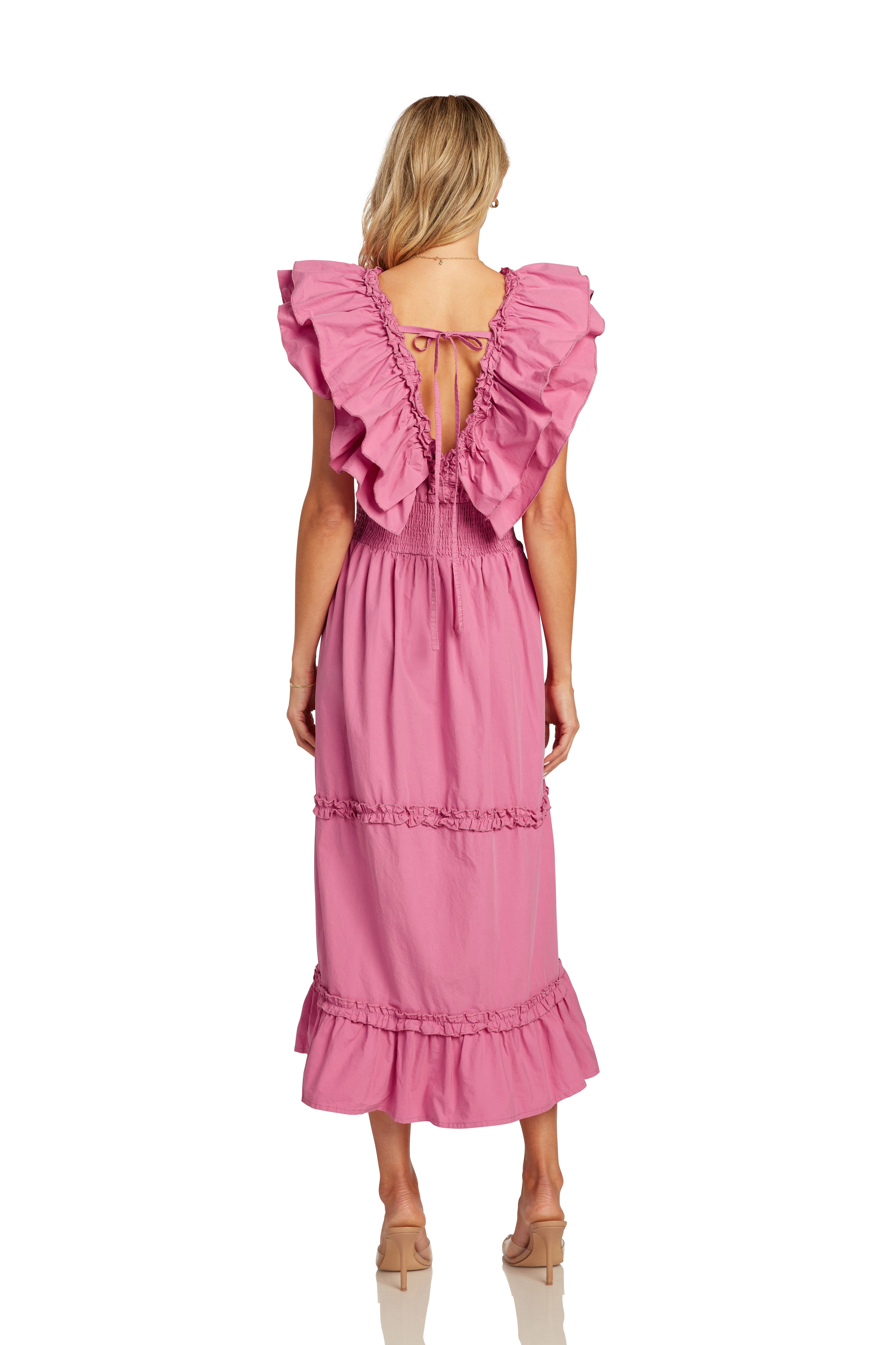 $99.99 DRESS EVENT STELLA DRESS FOR WOMEN FUCHSIA