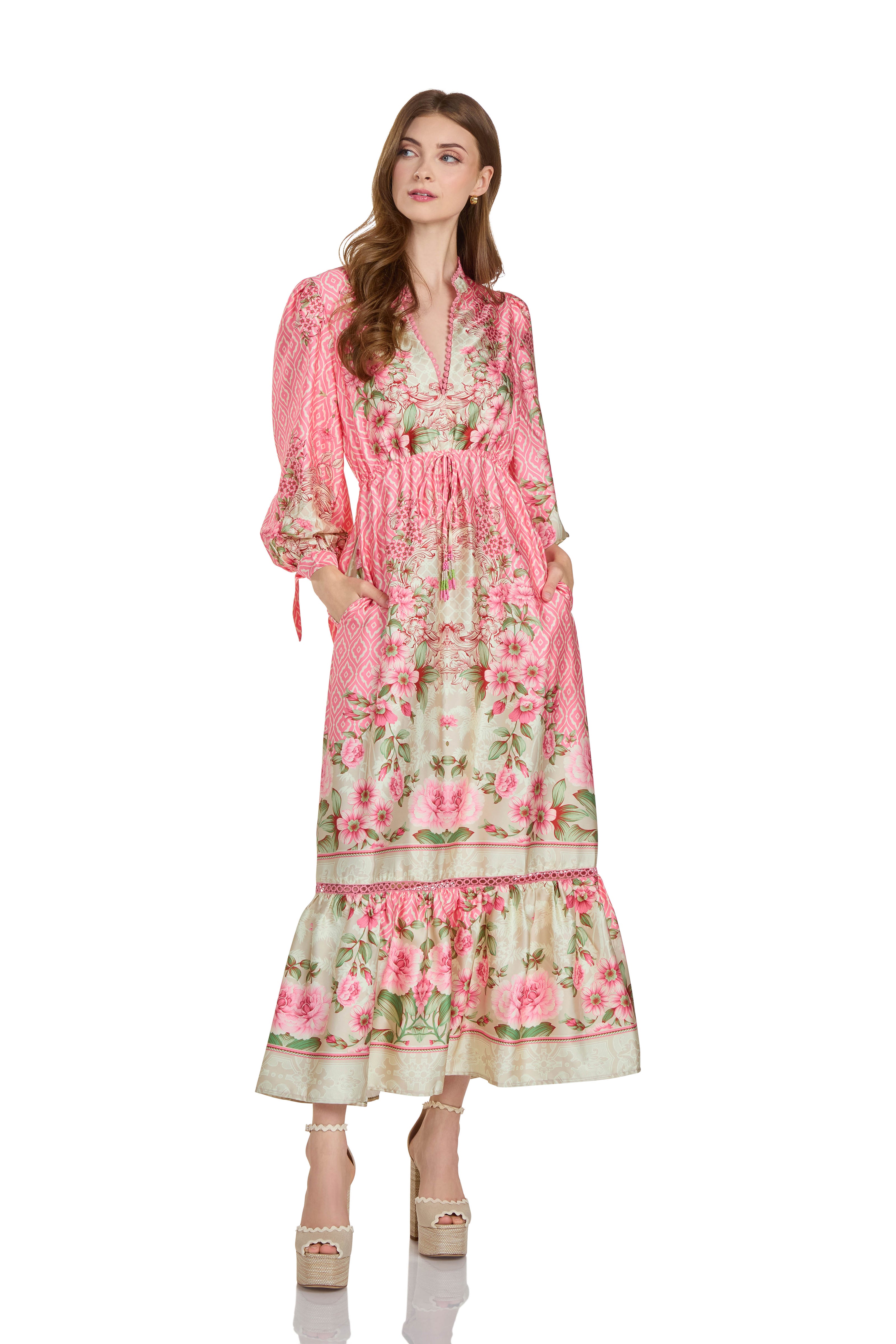 Evie Floral Maxi Dress main image 1