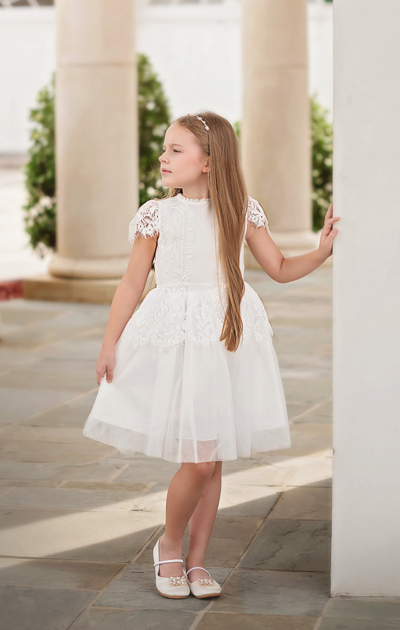 GWENDOLYN DRESS WHITE