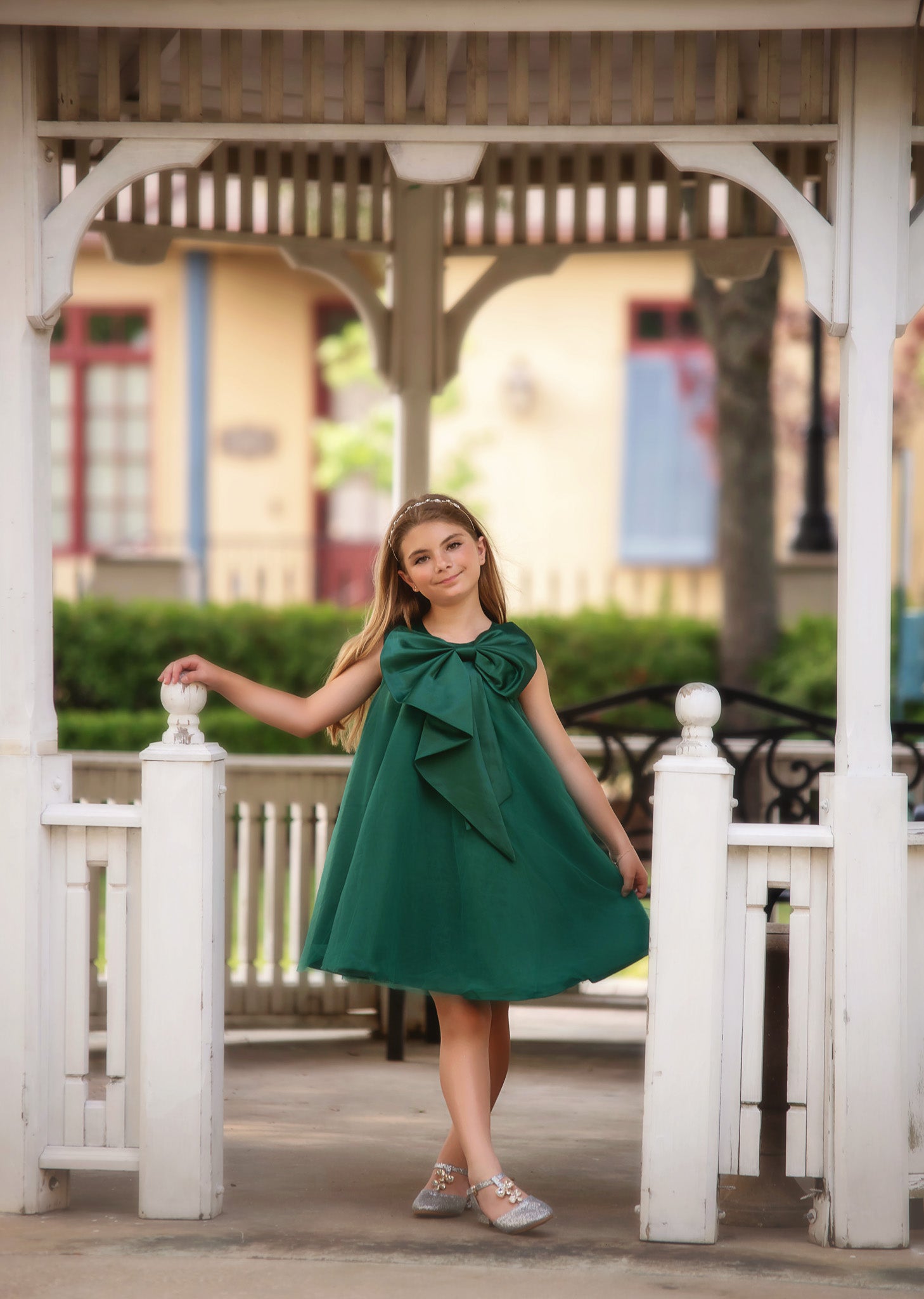 LUCIA DRESS EMERALD