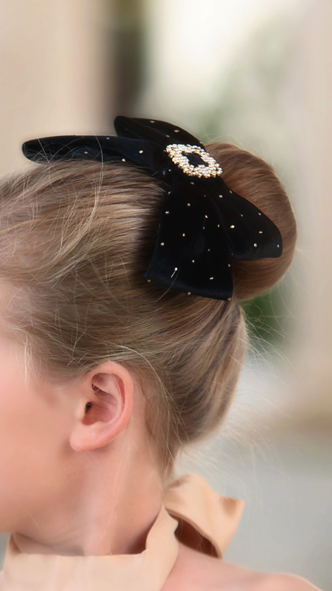 RAYE VELVET BOW BLACK