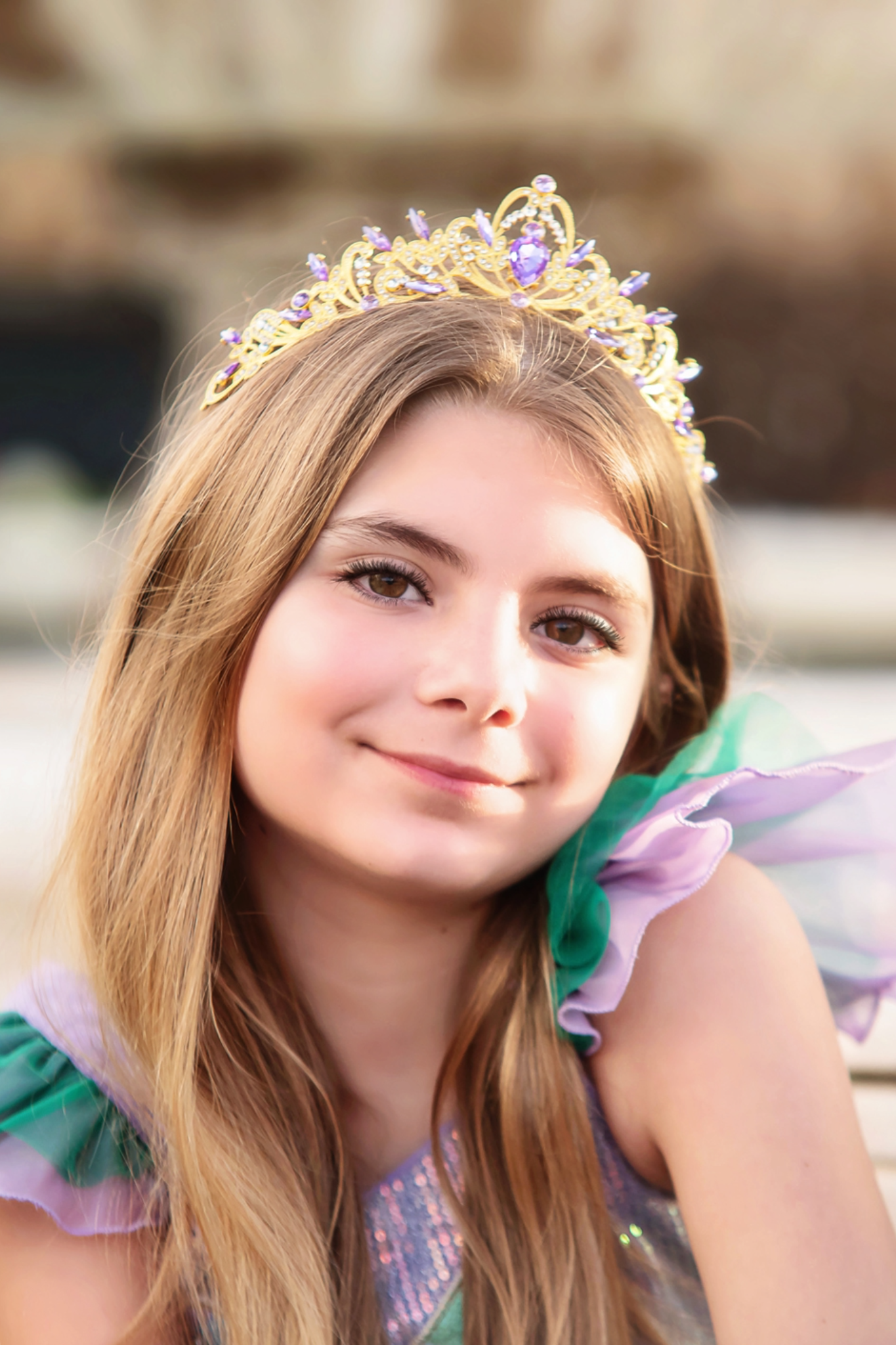 PRINCESS OPHELIA TIARA PURPLE