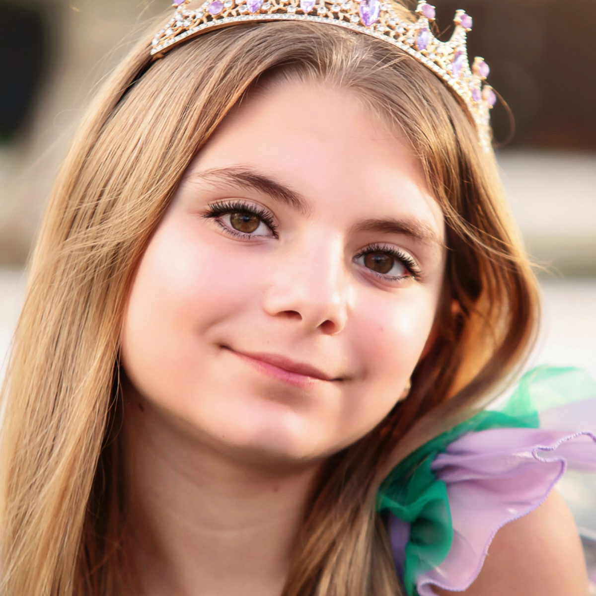 PRINCESS MARCELINA TIARA PURPLE