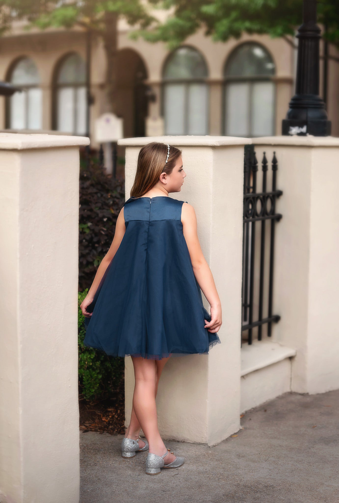 LUCIA DRESS NAVY