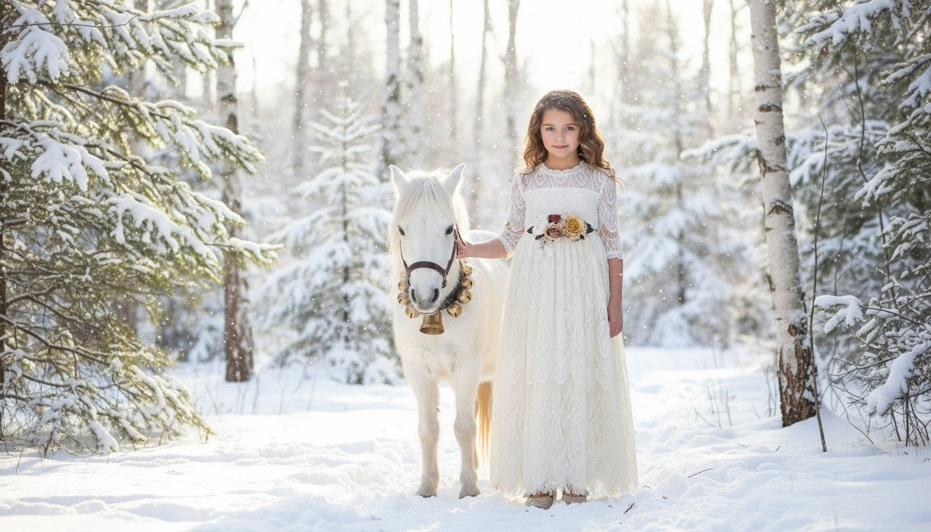 SPLENDOR GOWN & BELT SET IVORY