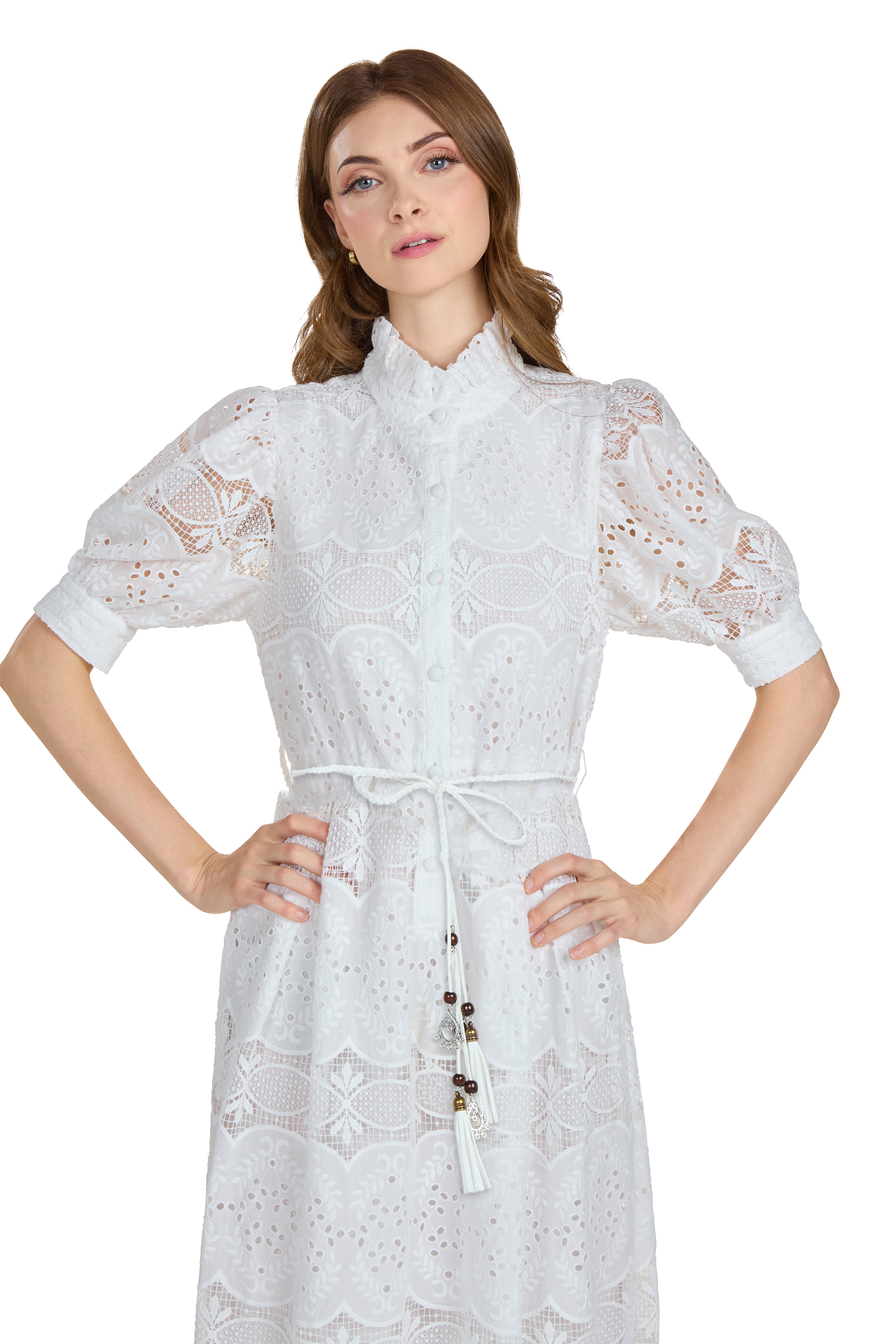 RHETT DRESS WHITE