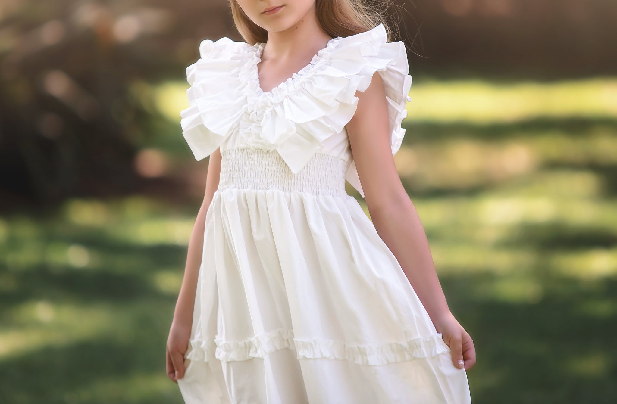 SADIE DRESS WHITE