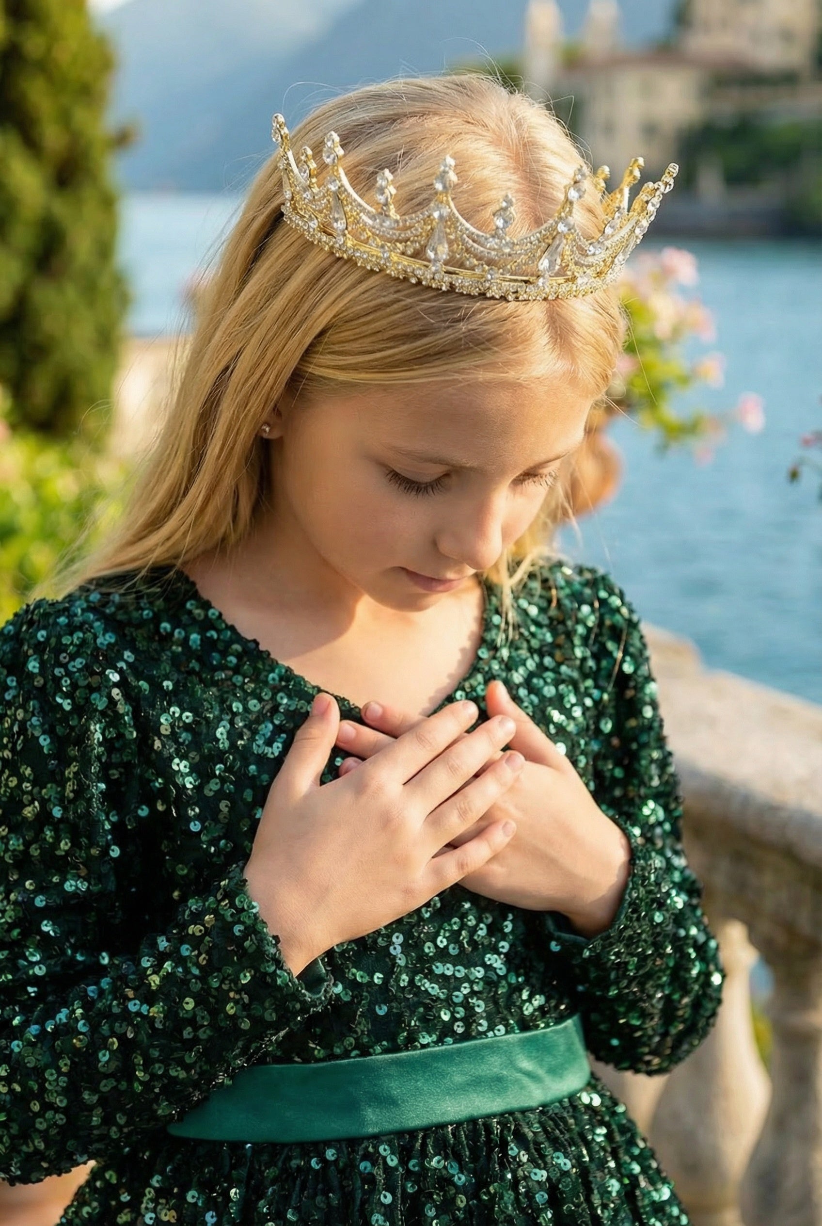 EMMA SEQUIN DRESS EMERALD