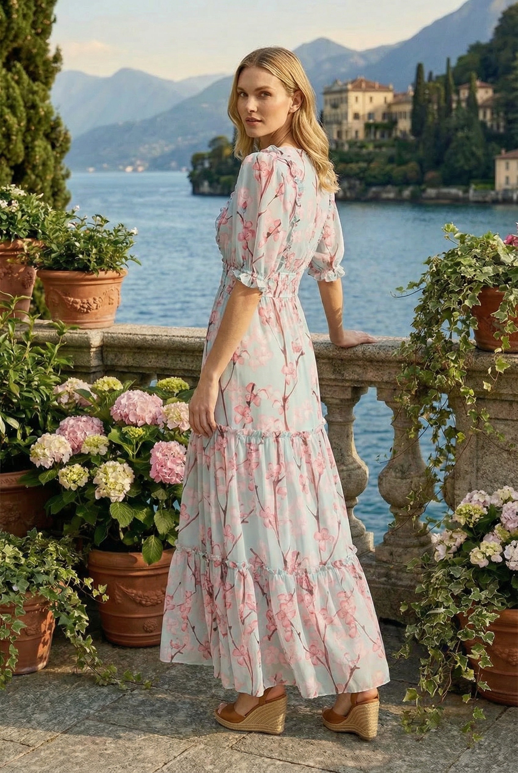 CAPUCINE DRESS CHERRY BLOSSOM