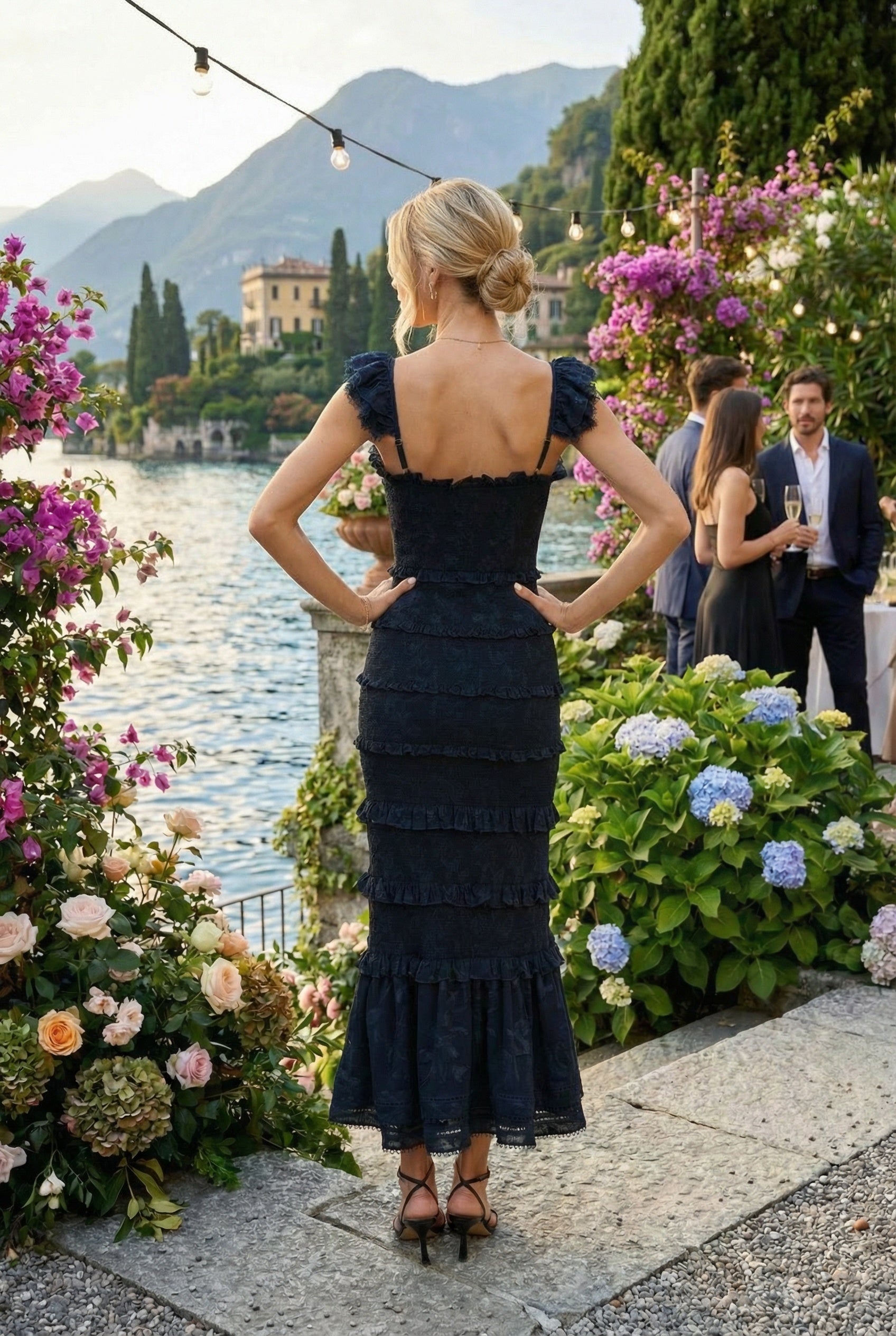 Francine dress navy
