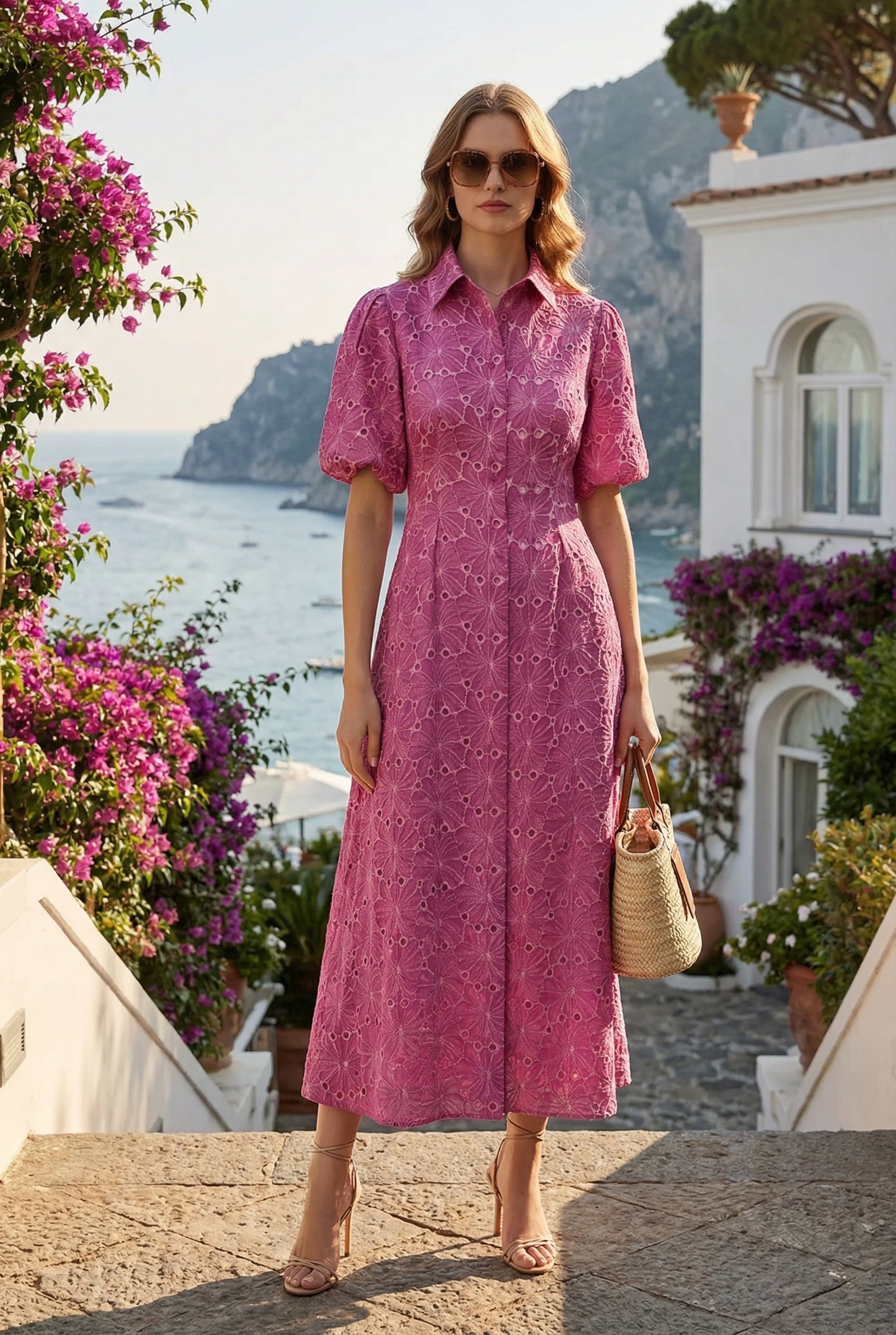 EMANUELA DRESS FUCHSIA