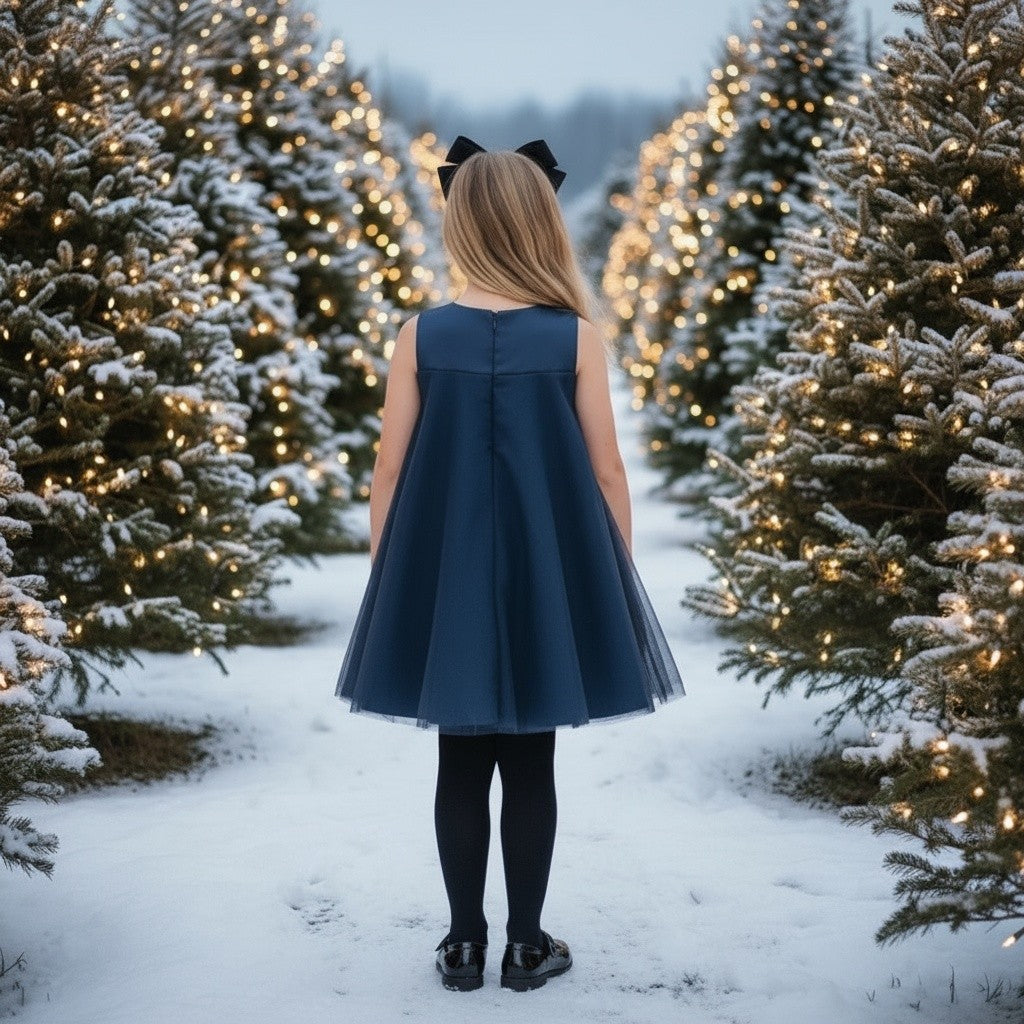 LUCIA DRESS NAVY
