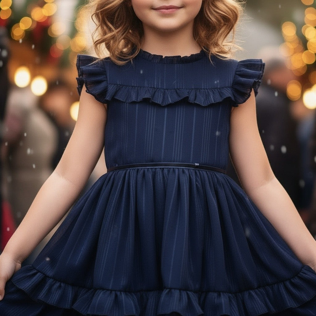 ELODIE DRESS NAVY