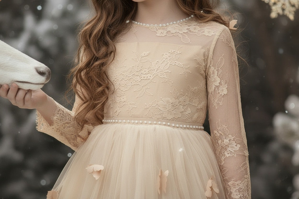 MARIPOSA GOWN CHAMPAGNE