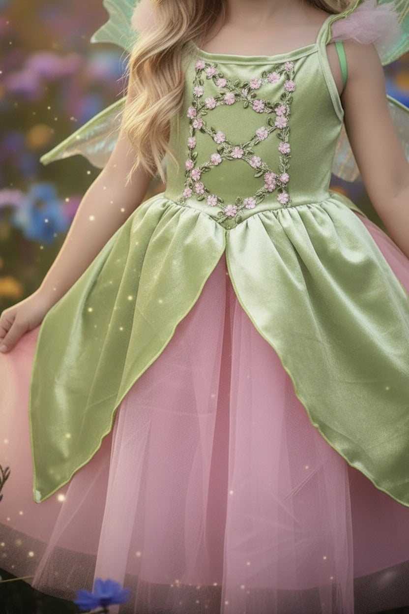 FANCIFUL FAIRY DRESS & WING SET