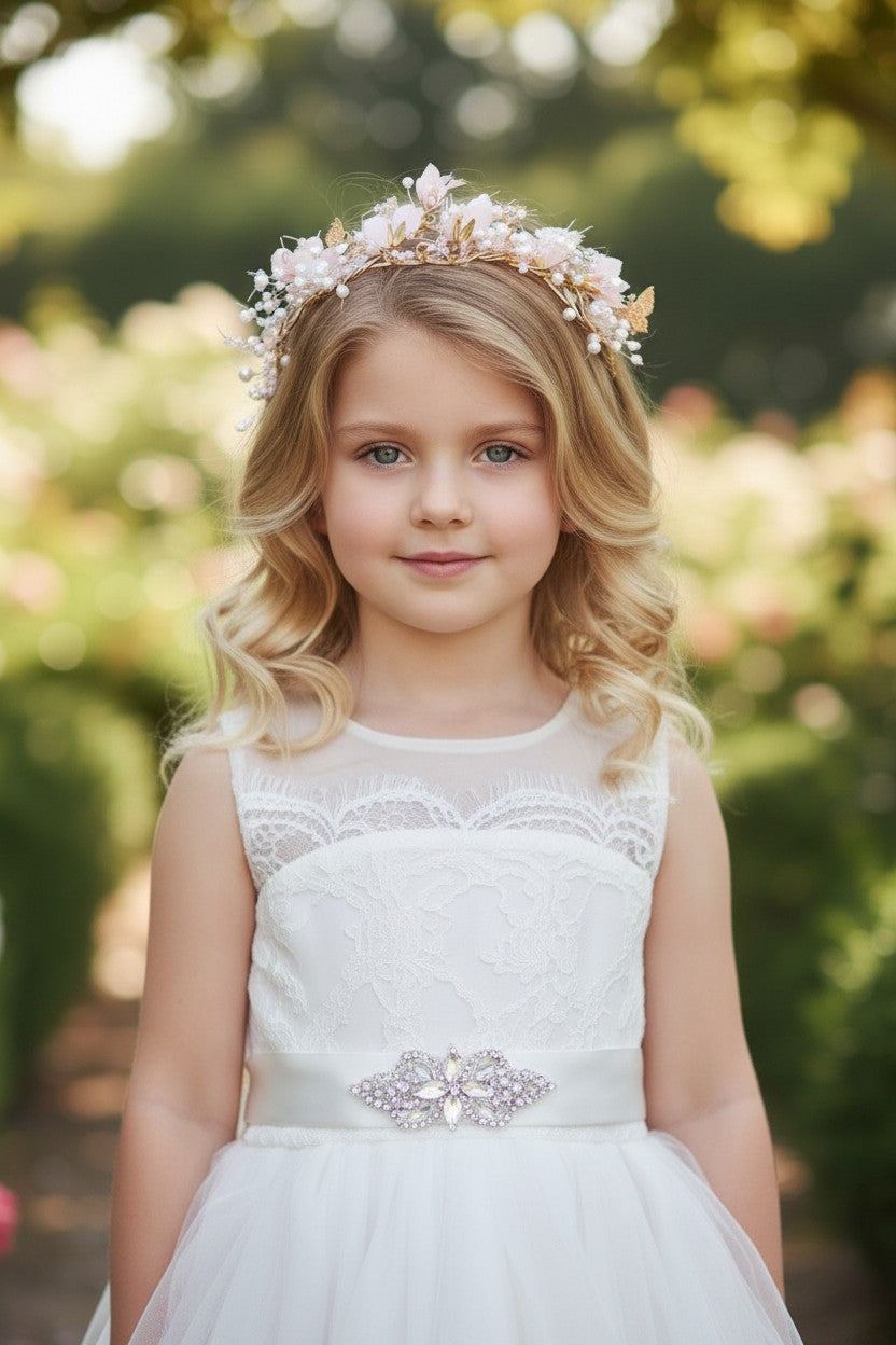 FRANCESCA DRESS & BELT SET WHITE