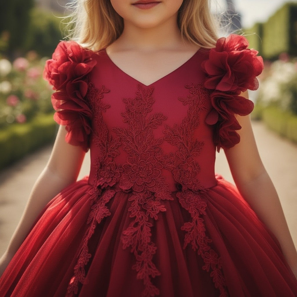 BIANCA GOWN CRIMSON