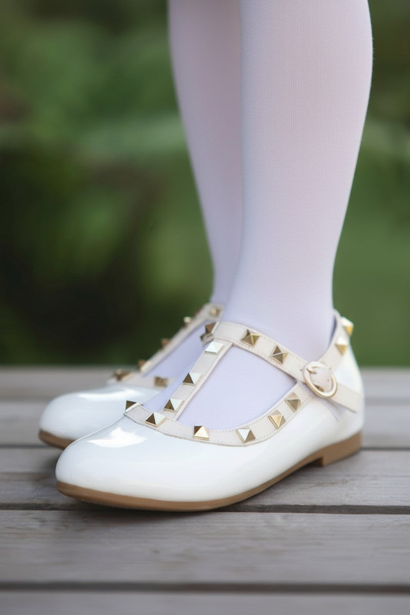VICTORIA SHOE WHITE PATENT