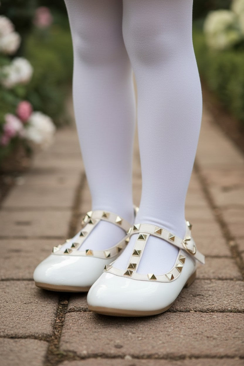 VICTORIA SHOE WHITE PATENT