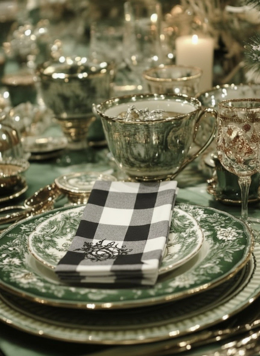 BUFFALO CHECK NAPKIN SET OF 4