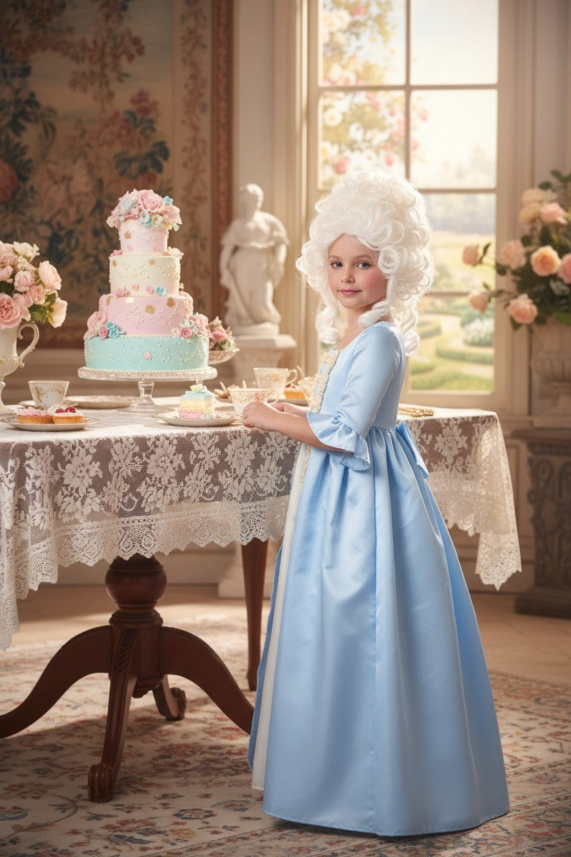 MARIE ANTOINETTE GOWN BLUE