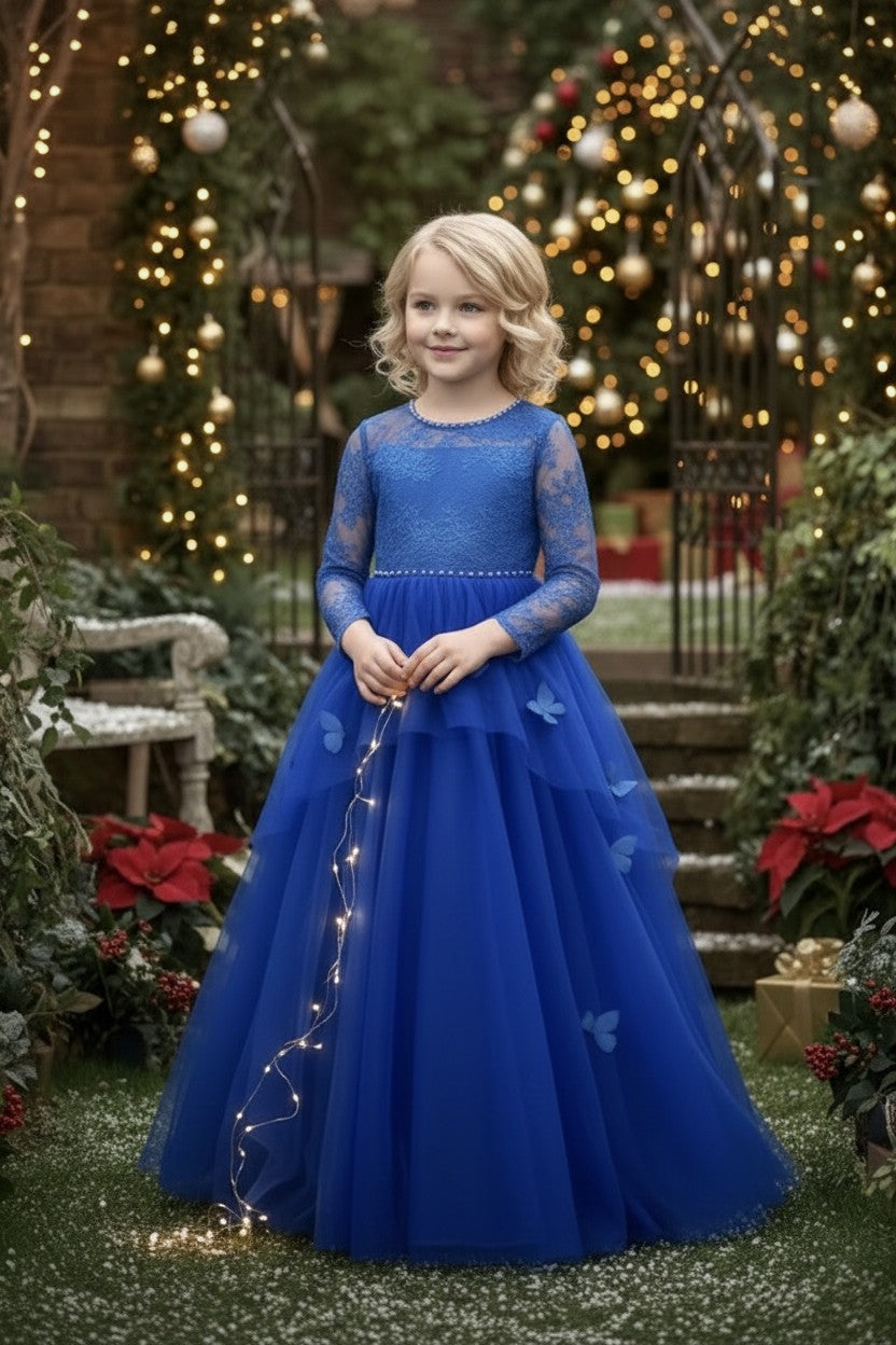 MARIPOSA GOWN ROYAL BLUE