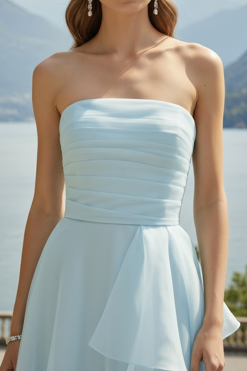 NALA GOWN BLUE ORGANZA