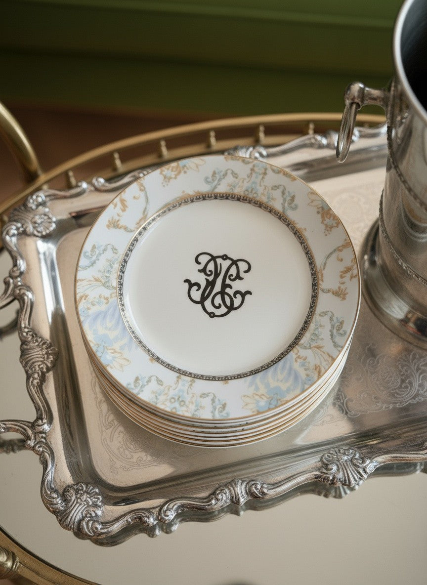 SAINT-GERMAIN APPETIZER PLATES- 4 PC. SET