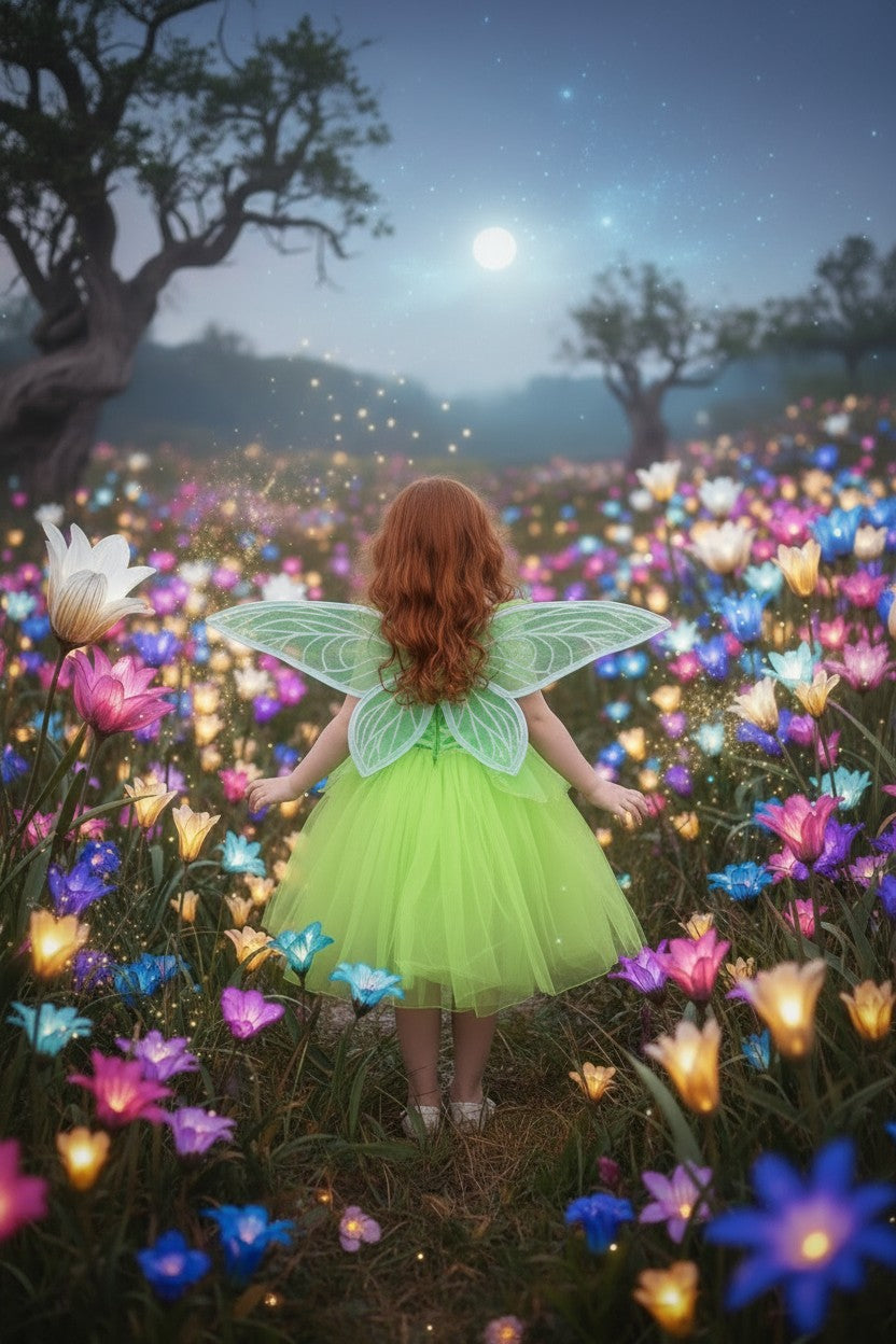 ENCHANTED FAIRY DRESS & WING SET