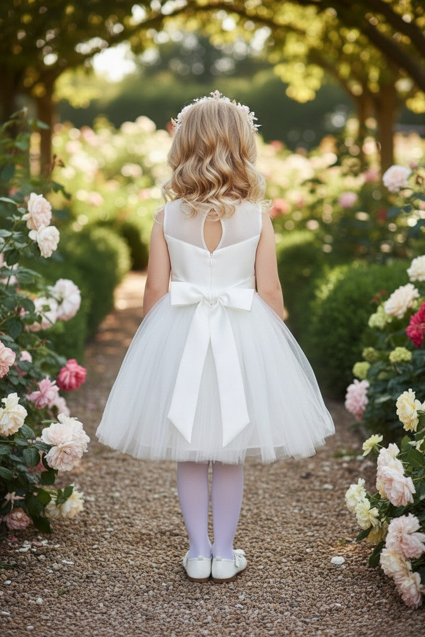 FRANCESCA DRESS & BELT SET WHITE