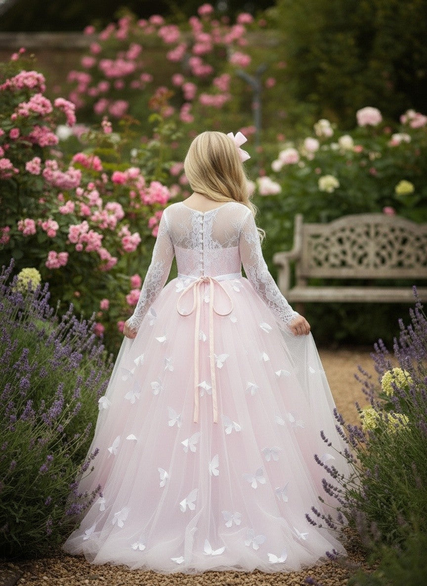 MARIPOSA GOWN PEACHY PINK