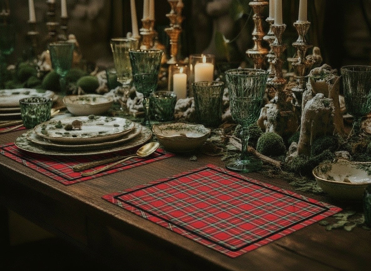 ROYAL STEWART TARTAN PLACEMAT SET OF 4