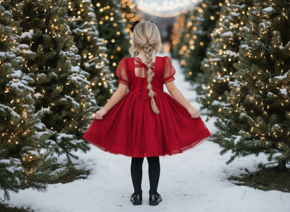 Noralee Dress Crimson