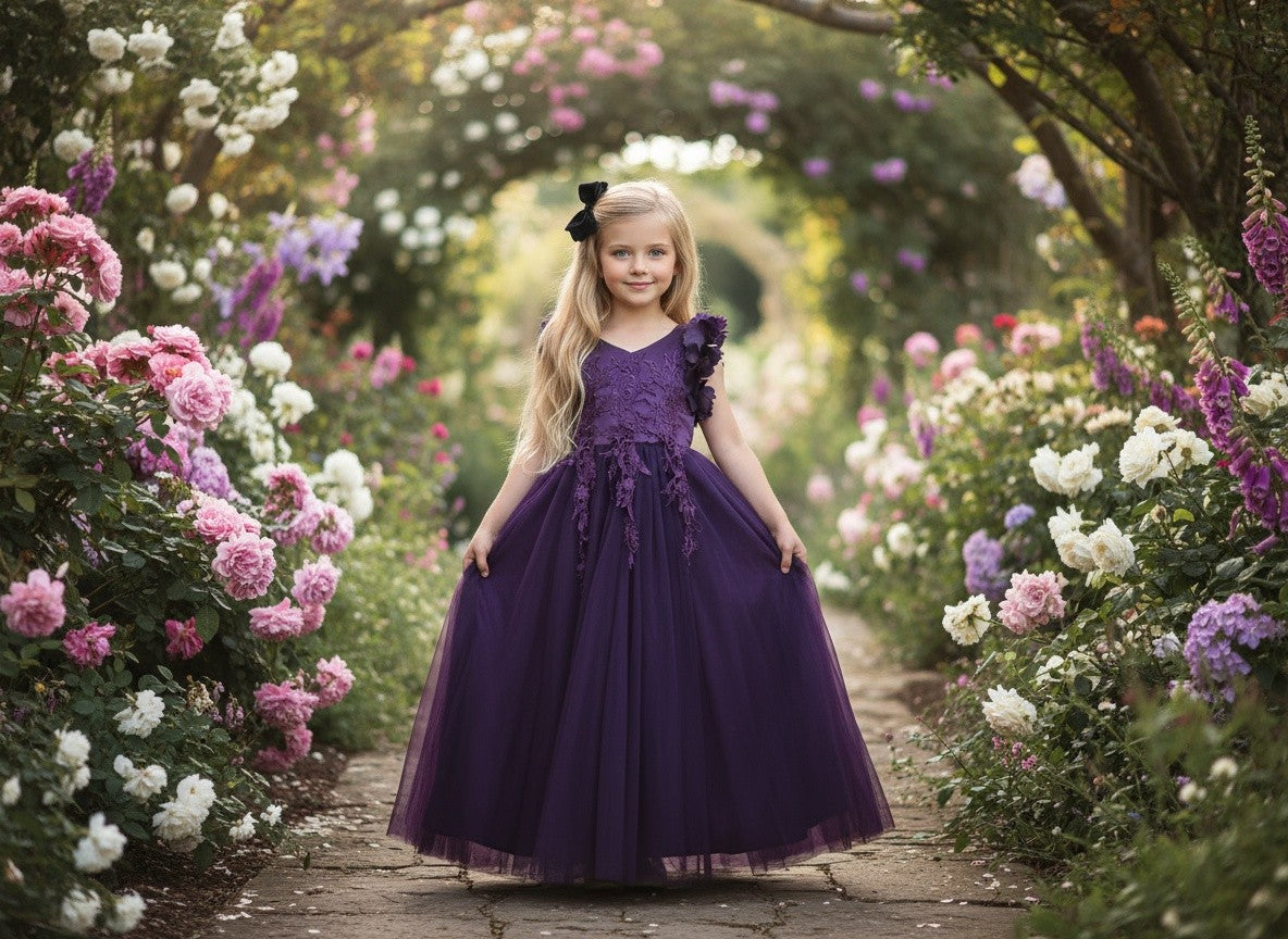 BIANCA GOWN EGGPLANT