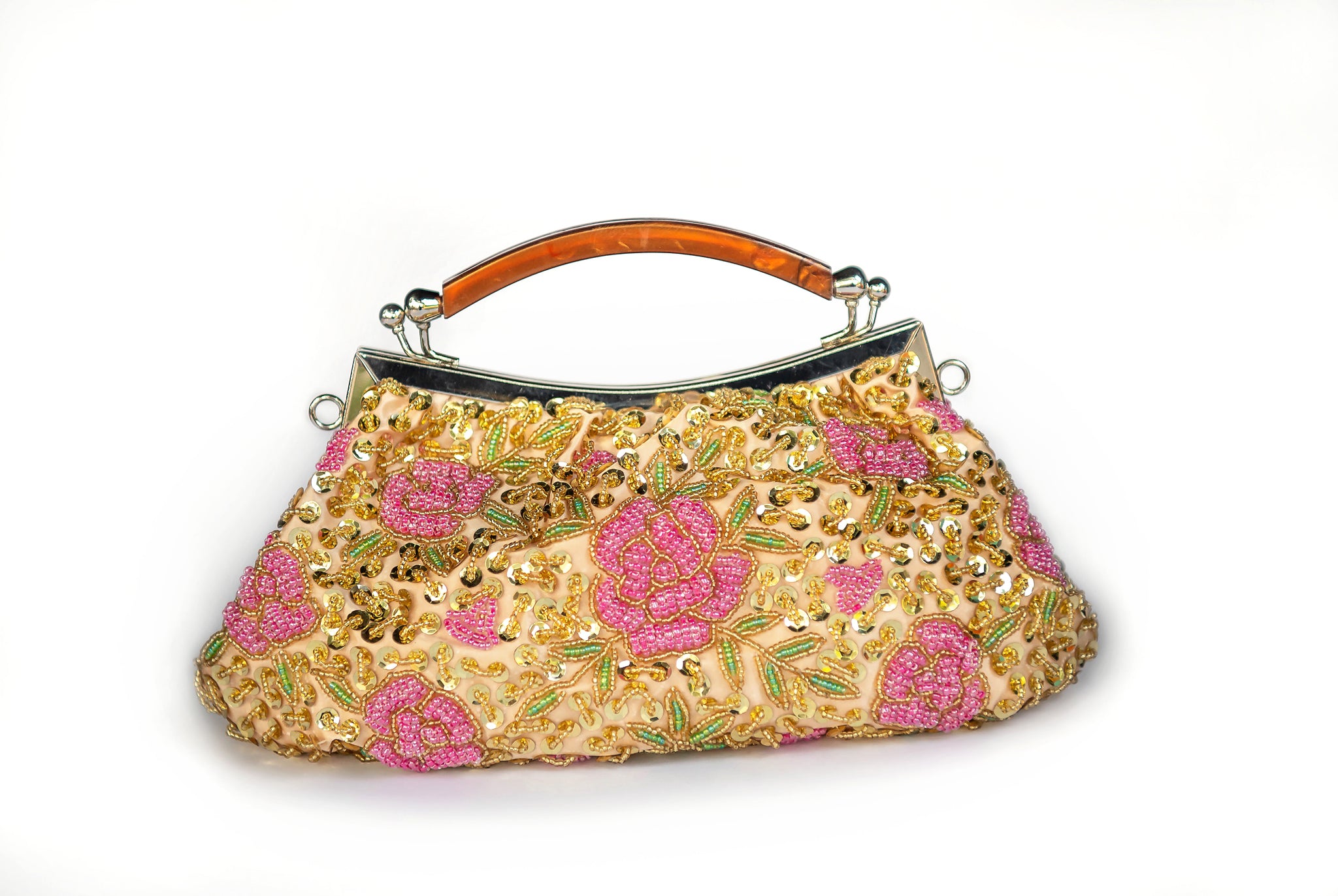 MALLORY ROSE CLUTCH GOLD
