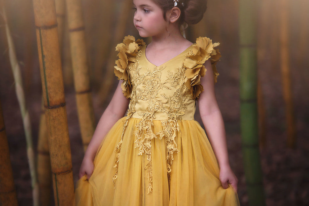 BIANCA GOWN SUNFLOWER