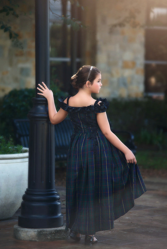 BELLE GOWN BLACKWATCH TARTAN