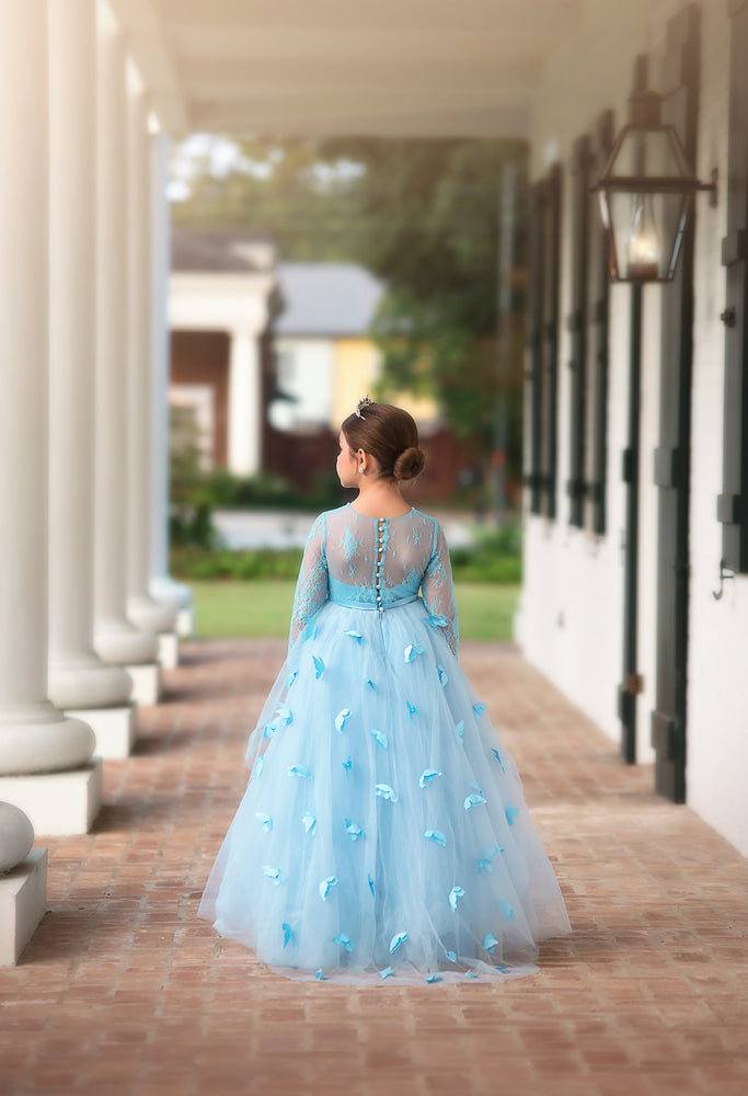 MARIPOSA GOWN BLUE