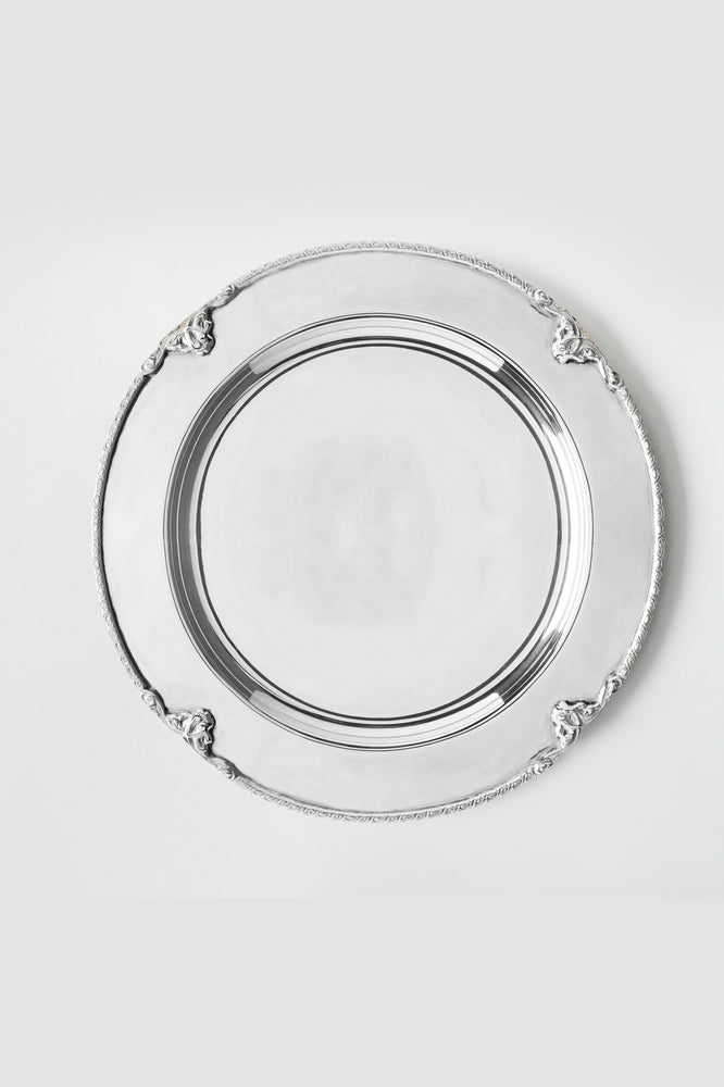 SILVER PLATED YORKSHIRE CHARGER PLATE