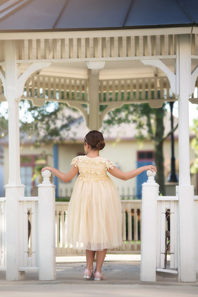 KATRINA DRESS BUTTERSCOTCH